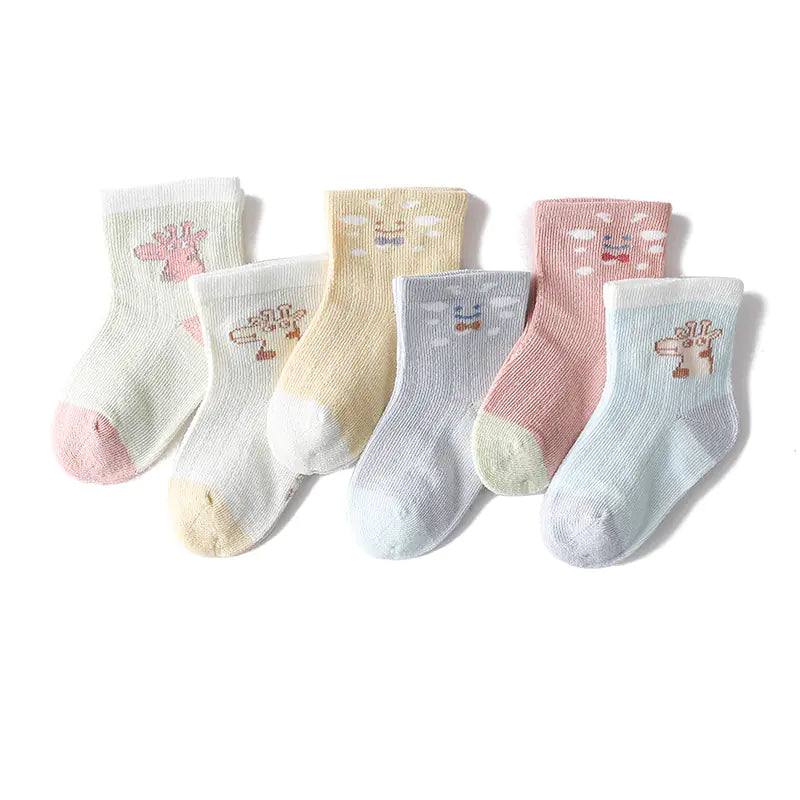 Newborn Cartoon Cotton Socks for Babies