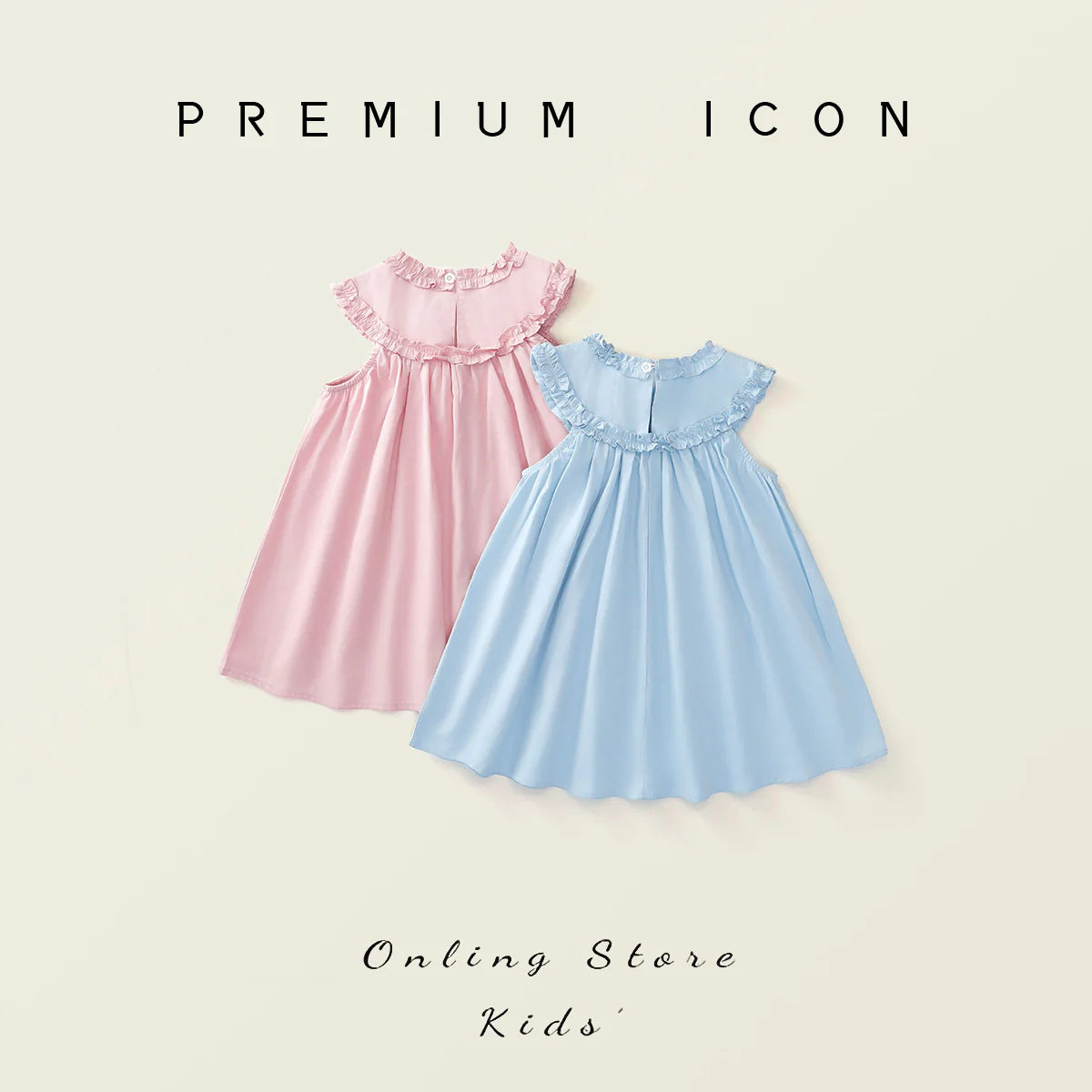 Girls' Cotton Smocked Baby Princess Dress